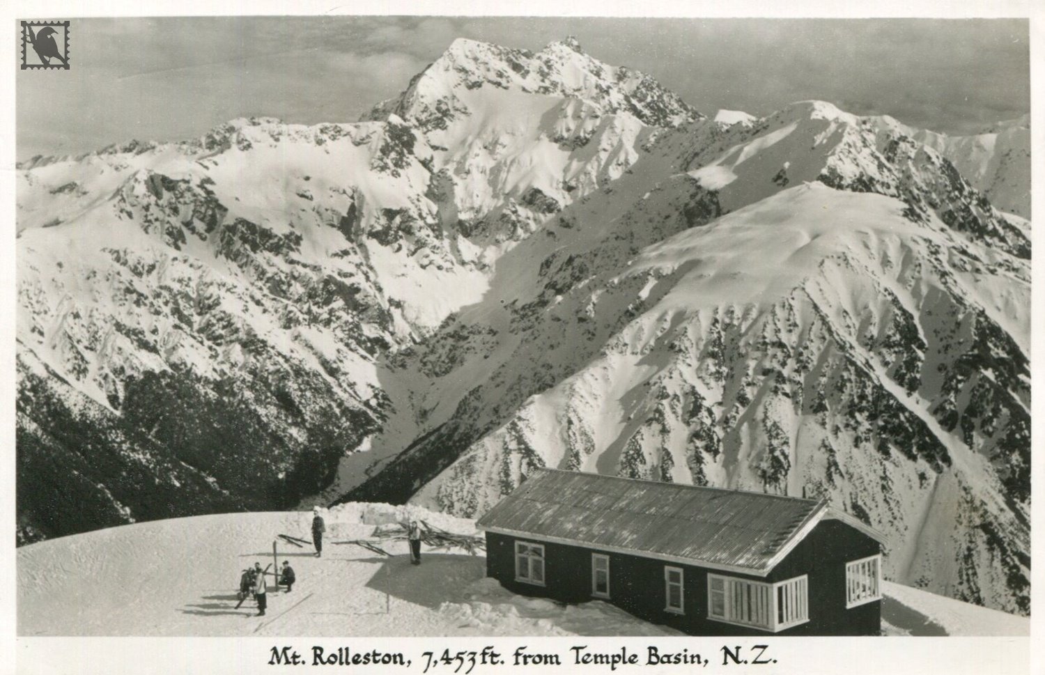 Mount Rolleston From Temple Basin - Souths Museum of Postcards